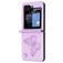 Mobigear Butterfly Samsung Galaxy Z Flip 7 FE Hoesje Backcover - Paars