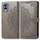 Mobigear Mandala Nokia X30 Hoesje Bookcase Portemonnee - Grijs