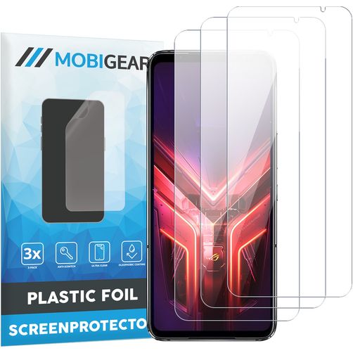 Mobigear ASUS ROG Phone 6 Pro Screenprotector Folie - Case Friendly (3-Pack)