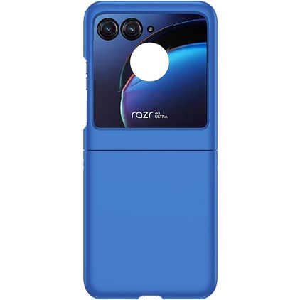 Mobigear Colors Motorola Razr 40 Ultra Hoesje Hardcase Backcover - Donkerblauw