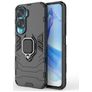 Mobigear Armor Ring HONOR 90 Lite Hoesje Hardcase Backcover Shockproof met Ringhouder - Zwart