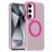 Mobigear Shockproof Samsung Galaxy S24 FE MagSafe Hoesje Hardcase Backcover - Roze