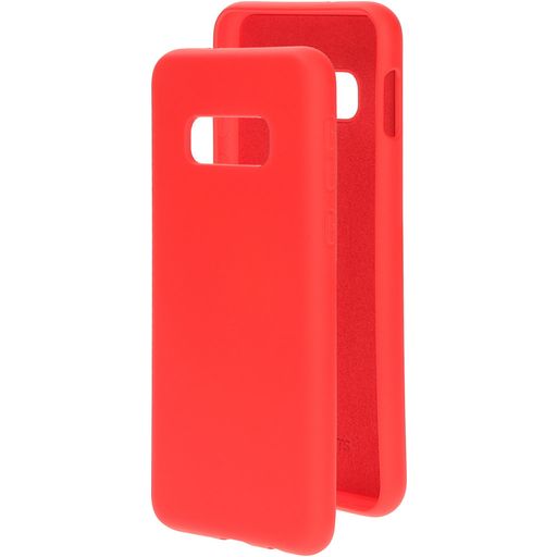 Mobiparts Samsung Galaxy S10e Siliconen Hoesje Backcover - Scarlet Red