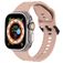 Mobigear Ripple Siliconen Apple Watch Bandje Gespsluiting - 49/46/45/44 mm - Roze