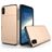Mobigear Card iPhone XS Hoesje Hardcase Backcover Shockproof met Pasjeshouder - Goud