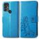 Mobigear Clover TCL 30 SE Hoesje Bookcase Portemonnee - Blauw