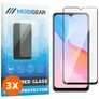 Mobigear Premium Vivo Y21s Glazen Screenprotector - Case Friendly - Zwart (3-Pack)