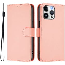 Mobigear Urban Wallet iPhone 16 Pro Max Hoesje Bookcase Portemonnee - Roze