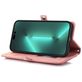 Mobigear Zipper iPhone 14 Pro Hoesje Bookcase Portemonnee - Roségoud