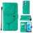 Mobigear Butterfly Realme 9 Pro Plus Hoesje Bookcase Portemonnee - Groen