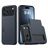 Mobigear Card iPhone 18 Pro Max Hoesje Hardcase Backcover Shockproof met Pasjeshouder - Blauw