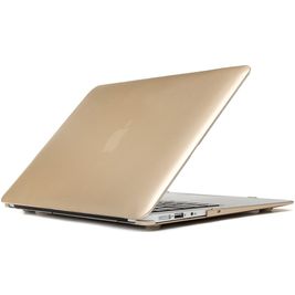 Mobigear Metallic MacBook Air 13 Inch (2010-2019) Hoes Hardshell Laptopcover MacBook Case - Goud - Model A1369 / A1466