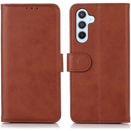 Mobigear Wallet Samsung Galaxy A35 Hoesje Bookcase Portemonnee - Bruin