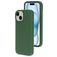 Mobiparts iPhone 15 Siliconen Hoesje Backcover - Forest Green