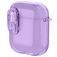 Mobigear Crystal Clip Apple AirPods 1 Hardcase Hoesje - Paars