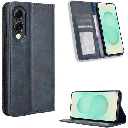 Mobigear Sensation Samsung Galaxy S25 Edge Hoesje Bookcase Portemonnee - Blauw