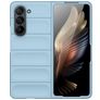 Mobigear Bumpy Samsung Galaxy Z Fold 5 Hoesje Flexibel TPU Backcover - Blauw