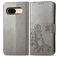 Mobigear Clover Google Pixel 8a Hoesje Bookcase Portemonnee - Grijs