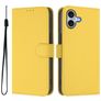 Mobigear Urban Wallet iPhone 16 Plus Hoesje Bookcase Portemonnee - Geel