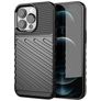 Mobigear Groove iPhone 13 Pro Hoesje Flexibel TPU Backcover - Zwart