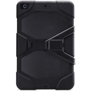 Xccess Survivor Essential iPad 9 (2021) Hoes Hard Kunststof,Siliconen Backcover + Standaard - Zwart