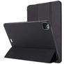 Mobigear Tri-Fold Gel iPad Pro 12.9 Inch (2022) Hoes TPU,Kunstleer Bookcase - Zwart