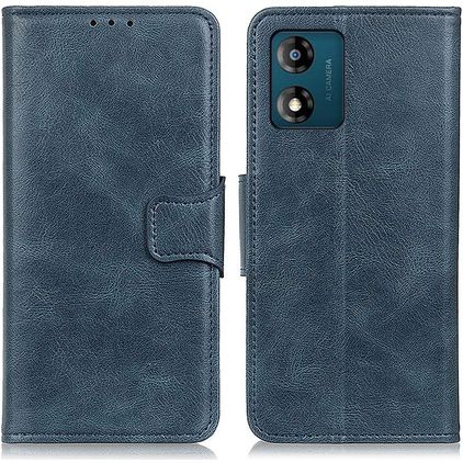Mobigear Classy Motorola Moto E13 Hoesje Bookcase Portemonnee - Blauw