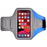 Mobigear Easy Fit Telefoonhouder Hardlopen Huawei Mate 20 X 5G Sport Hoesje Neopreen Sportarmband - Blauw