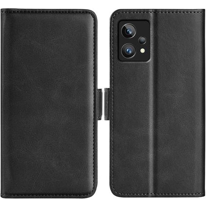 Mobigear Slim Magnet Realme 9 Pro Plus Hoesje Bookcase Portemonnee - Zwart
