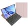 Mobigear Keys iPad Air 4 (2020) Hoes QWERTZ Bluetooth Toetsenbord Bookcase + Stylus Houder - Roze