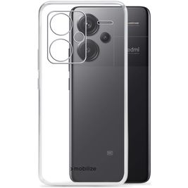 Mobilize Gelly Doorzichtig Xiaomi Redmi Note 13 Pro Plus Hoesje Flexibel TPU Backcover - Transparant