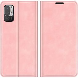 Mobigear Retro Slim POCO M3 Pro Hoesje Bookcase Portemonnee - Roze
