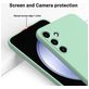 Mobigear Colors Samsung Galaxy A35 Siliconen Hoesje Backcover - Groen