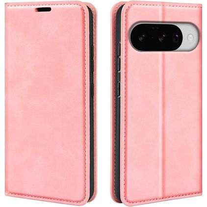 Mobigear Retro Slim Google Pixel 10 Hoesje Bookcase Portemonnee - Roze