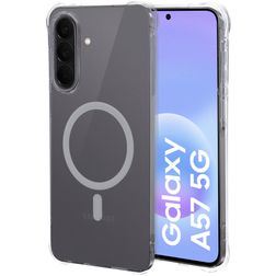 Mobiparts Classic Doorzichtig Samsung Galaxy A57 MagSafe Hoesje Flexibel TPU Backcover - Transparant