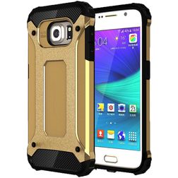 Mobigear Outdoor Samsung Galaxy S6 Hoesje Hardcase Backcover Shockproof - Goud