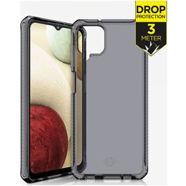 ITSkins SpectrumClear Samsung Galaxy M12 Hoesje Flexibel TPU Backcover Shockproof - Smoke