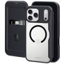 Mobiparts Shield Line iPhone 17 Pro Max MagSafe Hoesje Bookcase - Zwart