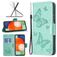 Mobigear Butterfly Samsung Galaxy A13 4G Hoesje Bookcase Portemonnee - Turquoise