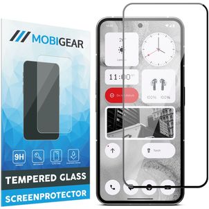 Mobigear Premium Nothing Phone (2a) Glazen Screenprotector - Case Friendly - Zwart