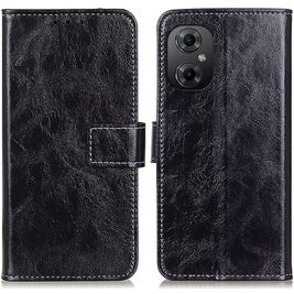 Mobigear Basic POCO M5 Hoesje Bookcase Portemonnee - Zwart