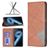 Mobigear Rhombus Slim OPPO A96 Hoesje Bookcase - Bruin