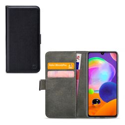 Mobilize Elite Gelly Samsung Galaxy A31 Hoesje Bookcase Portemonnee - Zwart