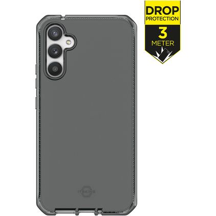 ITSkins SpectrumClear-R Samsung Galaxy A34 Hoesje Flexibel TPU Backcover Shockproof - Smoke