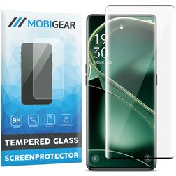 Mobigear Premium OPPO Find X6 Glazen Screenprotector - Case Friendly - Zwart