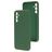 Mobiparts Samsung Galaxy A14 Siliconen Hoesje Backcover - Forest Green