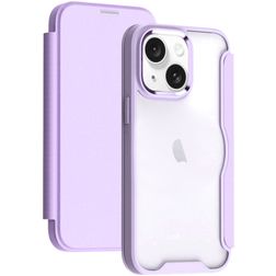 Mobigear Smart Fit iPhone 15 Hoesje Hardcase Bookcase - Paars