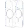 Mobiparts Hardcover Doorzichtig iPhone 16 Pro MagSafe Hoesje Hardcase Backcover - Transparant