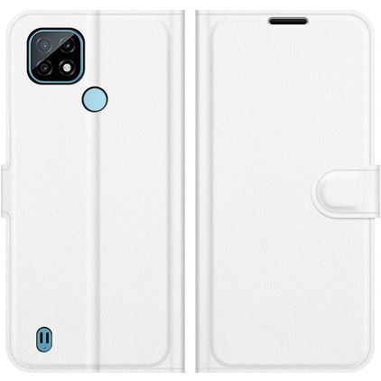 Mobigear Classic Realme C21 Hoesje Bookcase Portemonnee - Wit