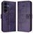 Mobigear Butterfly Samsung Galaxy S26 FE Hoesje Bookcase Portemonnee - Paars